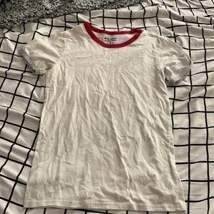 White Champion T-Shirt, X-small